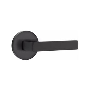 DUMONT (DT) PRIVACY (BED/BATH) LEVER WITH 2-3/8" BACKSET AND 1/4" ROUND FACEPLATE AND STRIKEPLATE