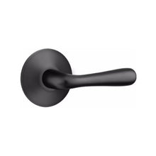 Load image into Gallery viewer, BASEL (BA) PRIVACY (BED/BATH) LEVER WITH 2-3/8&quot; BACKSET AND 1/4&quot; ROUND FACEPLATE AND STRIKEPLATE
