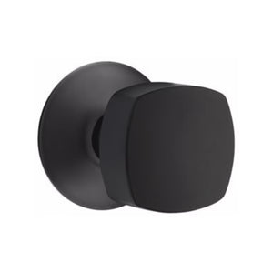 FREESTONE (FRK) PASSAGE (HALL/CLOSET) KNOB WITH 2-3/8" BACKSET AND 1/4" ROUND FACEPLATE AND STRIKEPLATE