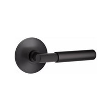 Load image into Gallery viewer, MYLES (MYL) PRIVACY (BED/BATH) LEVER WITH 2-3/8&quot; BACKSET AND 1/4&quot; ROUND FACEPLATE AND STRIKEPLATE
