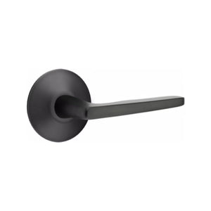 HERMES (HER) PRIVACY (BED/BATH) LEVER WITH 2-3/8" BACKSET AND 1/4" ROUND FACEPLATE AND STRIKEPLATE