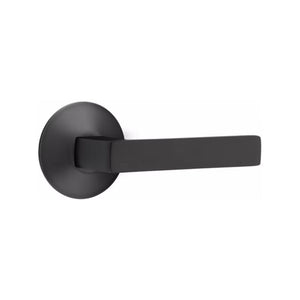 DUMONT (DT) PRIVACY (BED/BATH) LEVER WITH 2-3/8" BACKSET AND 1/4" ROUND FACEPLATE AND STRIKEPLATE