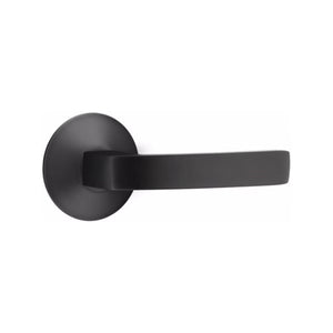 BRESLIN (BRL) PRIVACY (BED/BATH) LEVER WITH 2-3/8" BACKSET AND 1/4" ROUND FACEPLATE AND STRIKEPLATE