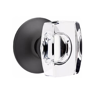 WINDSOR GLASS (WS) DUMMY (PAIR) KNOB WITH MODERN ROSETTE