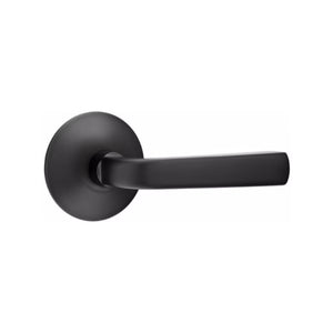 SION (SIO) PRIVACY (BED/BATH) LEVER WITH 2-3/8" BACKSET AND 1/4" ROUND FACEPLATE AND STRIKEPLATE
