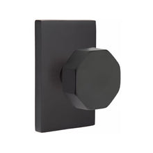 Load image into Gallery viewer, OCTAGON (OCT) PASSAGE (HALL/CLOSET) KNOB WITH 2-3/8&quot; BACKSET AND 1/4&quot; ROUND FACEPLATE AND STRIKEPLATE
