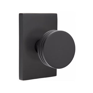 BERN (BN) PRIVACY (BED/BATH) KNOB WITH 2-3/8" BACKSET AND 1/4" ROUND FACEPLATE AND STRIKEPLATE