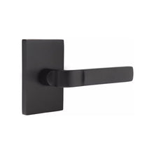 Load image into Gallery viewer, ASTON (AST) PRIVACY (BED/BATH) LEVER WITH 2-3/8&quot; BACKSET AND 1/4&quot; ROUND FACEPLATE AND STRIKEPLATE
