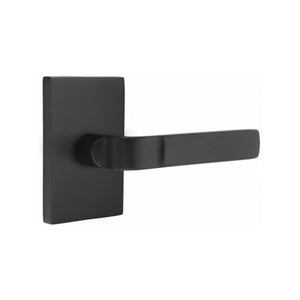 ASTON (AST) PRIVACY (BED/BATH) LEVER WITH 2-3/8" BACKSET AND 1/4" ROUND FACEPLATE AND STRIKEPLATE