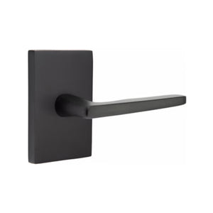 HERMES (HER) PRIVACY (BED/BATH) LEVER WITH 2-3/8" BACKSET AND 1/4" ROUND FACEPLATE AND STRIKEPLATE