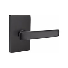 Load image into Gallery viewer, GENEVA (GV) PASSAGE (HALL/CLOSET) LEVER WITH 2-3/8&quot; BACKSET AND 1/4&quot; ROUND FACEPLATE AND STRIKEPLATE
