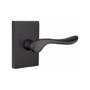 LUZERN (LU) PRIVACY (BED/BATH) LEVER WITH 2-3/8" BACKSET AND 1/4" ROUND FACEPLATE AND STRIKEPLATE