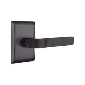 ASTON (AST) PRIVACY (BED/BATH) LEVER WITH 2-3/8" BACKSET AND 1/4" ROUND FACEPLATE AND STRIKEPLATE