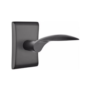 MERCURY (MC) PRIVACY (BED/BATH) LEVER WITH 2-3/8" BACKSET AND 1/4" ROUND FACEPLATE AND STRIKEPLATE