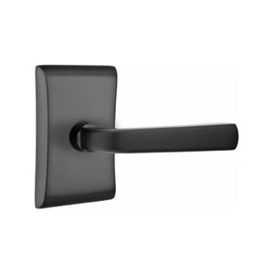 SION (SIO) PRIVACY (BED/BATH) LEVER WITH 2-3/8" BACKSET AND 1/4" ROUND FACEPLATE AND STRIKEPLATE