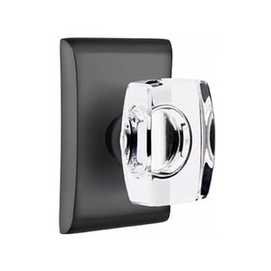 WINDSOR GLASS (WS) DUMMY (PAIR) KNOB WITH MODERN ROSETTE
