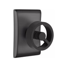 Load image into Gallery viewer, SPOKE (SPK) PRIVACY (BED/BATH) KNOB WITH 2-3/8&quot; BACKSET AND 1/4&quot; ROUND FACEPLATE AND STRIKEPLATE
