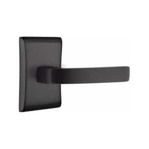 BRESLIN (BRL) PASSAGE (HALL/CLOSET) LEVER WITH 2-3/8" BACKSET AND 1/4" ROUND FACEPLATE AND STRIKEPLATE