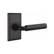 Load image into Gallery viewer, MANNING (MNG) PASSAGE (HALL/CLOSET) LEVER WITH 2-3/8&quot; BACKSET AND 1/4&quot; ROUND FACEPLATE AND STRIKEPLATE
