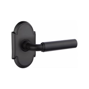 MANNING (MNG) PASSAGE (HALL/CLOSET) LEVER WITH 2-3/8" BACKSET AND 1/4" ROUND FACEPLATE AND STRIKEPLATE