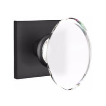 Load image into Gallery viewer, HAMPTON GLASS (HT) DUMMY (PAIR) KNOB WITH MODERN ROSETTE
