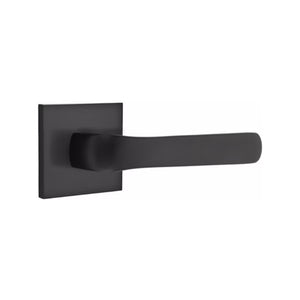 SPENCER (SPN) PASSAGE (HALL/CLOSET) LEVER WITH 2-3/8" BACKSET AND 1/4" ROUND FACEPLATE AND STRIKEPLATE
