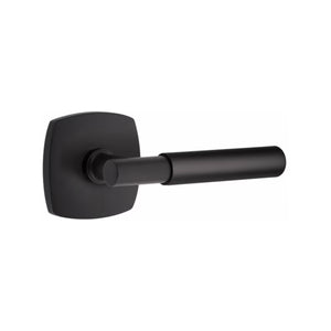MYLES (MYL) PASSAGE (HALL/CLOSET) LEVER WITH 2-3/8" BACKSET AND 1/4" ROUND FACEPLATE AND STRIKEPLATE