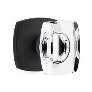 WINDSOR GLASS (WS) DUMMY (PAIR) KNOB WITH MODERN ROSETTE