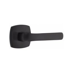 SPENCER (SPN) PRIVACY (BED/BATH) LEVER WITH 2-3/8" BACKSET AND 1/4" ROUND FACEPLATE AND STRIKEPLATE
