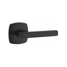 Load image into Gallery viewer, URBAN MODERN SECTIONAL FLAT BLACK (US19) HANDLESET SINGLE-CYLINDER [4715] W/ 2-3/8&quot; BACKSET AND 1/4&quot; ROUND FACEPLATE AND STRIKEPLATE W/ INTERIOR LEVER
