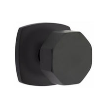 Load image into Gallery viewer, OCTAGON (OCT) PASSAGE (HALL/CLOSET) KNOB WITH 2-3/8&quot; BACKSET AND 1/4&quot; ROUND FACEPLATE AND STRIKEPLATE
