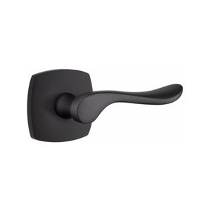 LUZERN (LU) PRIVACY (BED/BATH) LEVER WITH 2-3/8" BACKSET AND 1/4" ROUND FACEPLATE AND STRIKEPLATE