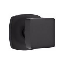Load image into Gallery viewer, SQUARE (SQU) PASSAGE (HALL/CLOSET) KNOB WITH 2-3/8&quot; BACKSET AND 1/4&quot; ROUND FACEPLATE AND STRIKEPLATE
