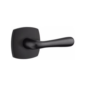 BASEL (BA) PRIVACY (BED/BATH) LEVER WITH 2-3/8" BACKSET AND 1/4" ROUND FACEPLATE AND STRIKEPLATE