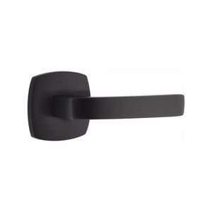 BRESLIN (BRL) PASSAGE (HALL/CLOSET) LEVER WITH 2-3/8" BACKSET AND 1/4" ROUND FACEPLATE AND STRIKEPLATE