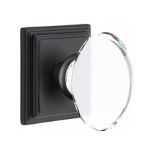 Load image into Gallery viewer, HAMPTON GLASS (HT) DUMMY (PAIR) KNOB WITH TRADITIONAL ROSETTE
