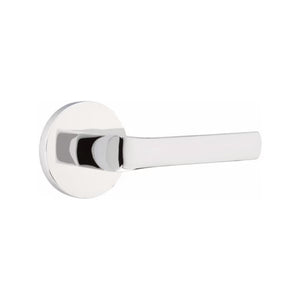 SPENCER (SPN) PASSAGE (HALL/CLOSET) LEVER WITH 2-3/8" BACKSET AND 1/4" ROUND FACEPLATE AND STRIKEPLATE