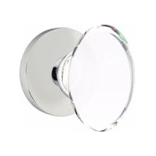 Load image into Gallery viewer, HAMPTON GLASS (HT) DUMMY (PAIR) KNOB WITH MODERN ROSETTE
