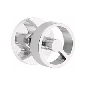 SPOKE (SPK) PRIVACY (BED/BATH) KNOB WITH 2-3/8" BACKSET AND 1/4" ROUND FACEPLATE AND STRIKEPLATE