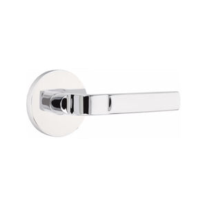 ASTON (AST) PRIVACY (BED/BATH) LEVER WITH 2-3/8" BACKSET AND 1/4" ROUND FACEPLATE AND STRIKEPLATE