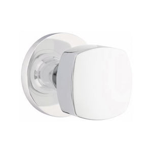 FREESTONE (FRK) PRIVACY (BED/BATH) KNOB WITH 2-3/8" BACKSET AND 1/4" ROUND FACEPLATE AND STRIKEPLATE