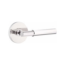 Load image into Gallery viewer, MYLES (MYL) PRIVACY (BED/BATH) LEVER WITH 2-3/8&quot; BACKSET AND 1/4&quot; ROUND FACEPLATE AND STRIKEPLATE
