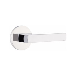 DUMONT (DT) PRIVACY (BED/BATH) LEVER WITH 2-3/8" BACKSET AND 1/4" ROUND FACEPLATE AND STRIKEPLATE