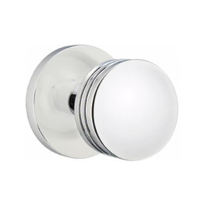 BERN (BN) PRIVACY (BED/BATH) KNOB WITH 2-3/8" BACKSET AND 1/4" ROUND FACEPLATE AND STRIKEPLATE