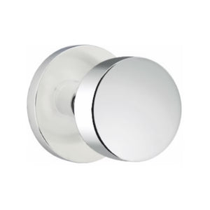 ROUND (ROU) KEY IN KNOB LOCKSET WITH 2-3/8" BACKSET AND 1/4" ROUND FACEPLATE AND STRIKEPLATE