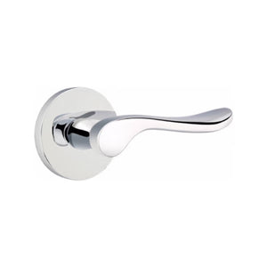 LUZERN (LU) PRIVACY (BED/BATH) LEVER WITH 2-3/8" BACKSET AND 1/4" ROUND FACEPLATE AND STRIKEPLATE