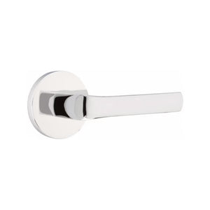 SPENCER (SPN) PRIVACY (BED/BATH) LEVER WITH 2-3/8" BACKSET AND 1/4" ROUND FACEPLATE AND STRIKEPLATE