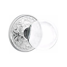 Load image into Gallery viewer, BRISTOL GLASS (BL) DUMMY (PAIR) KNOB WITH TRADITIONAL ROSETTE
