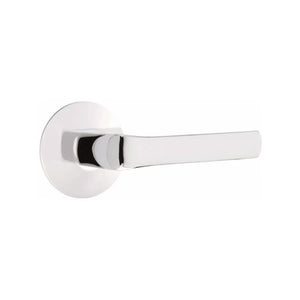 SPENCER (SPN) PASSAGE (HALL/CLOSET) LEVER WITH 2-3/8" BACKSET AND 1/4" ROUND FACEPLATE AND STRIKEPLATE