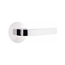 Load image into Gallery viewer, BRESLIN (BRL) PRIVACY (BED/BATH) LEVER WITH 2-3/8&quot; BACKSET AND 1/4&quot; ROUND FACEPLATE AND STRIKEPLATE
